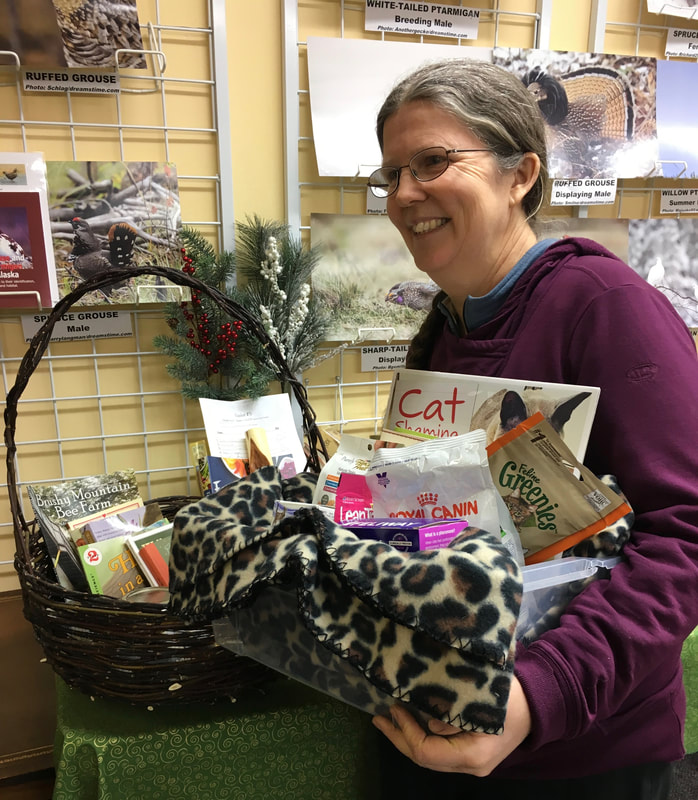 Our annual Book Basket Auction fundraiser 
